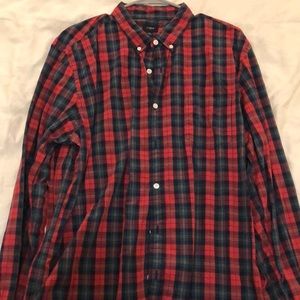 J. Crew Plaid shirt Size XL EUC